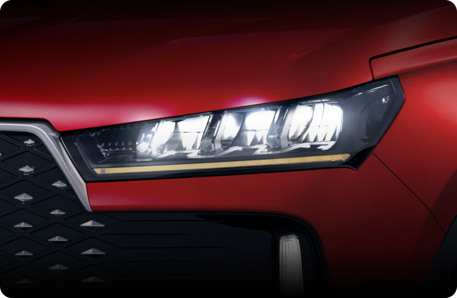 Desain Lampu Depan Tiger Claw LED